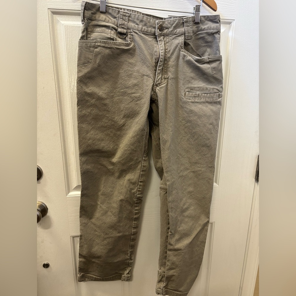 Noble Men's Tan Hammer Drill Canvas Pants 32x32 Full Flexx